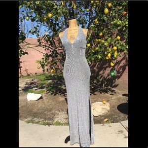 Small silver vintage sparkly gown